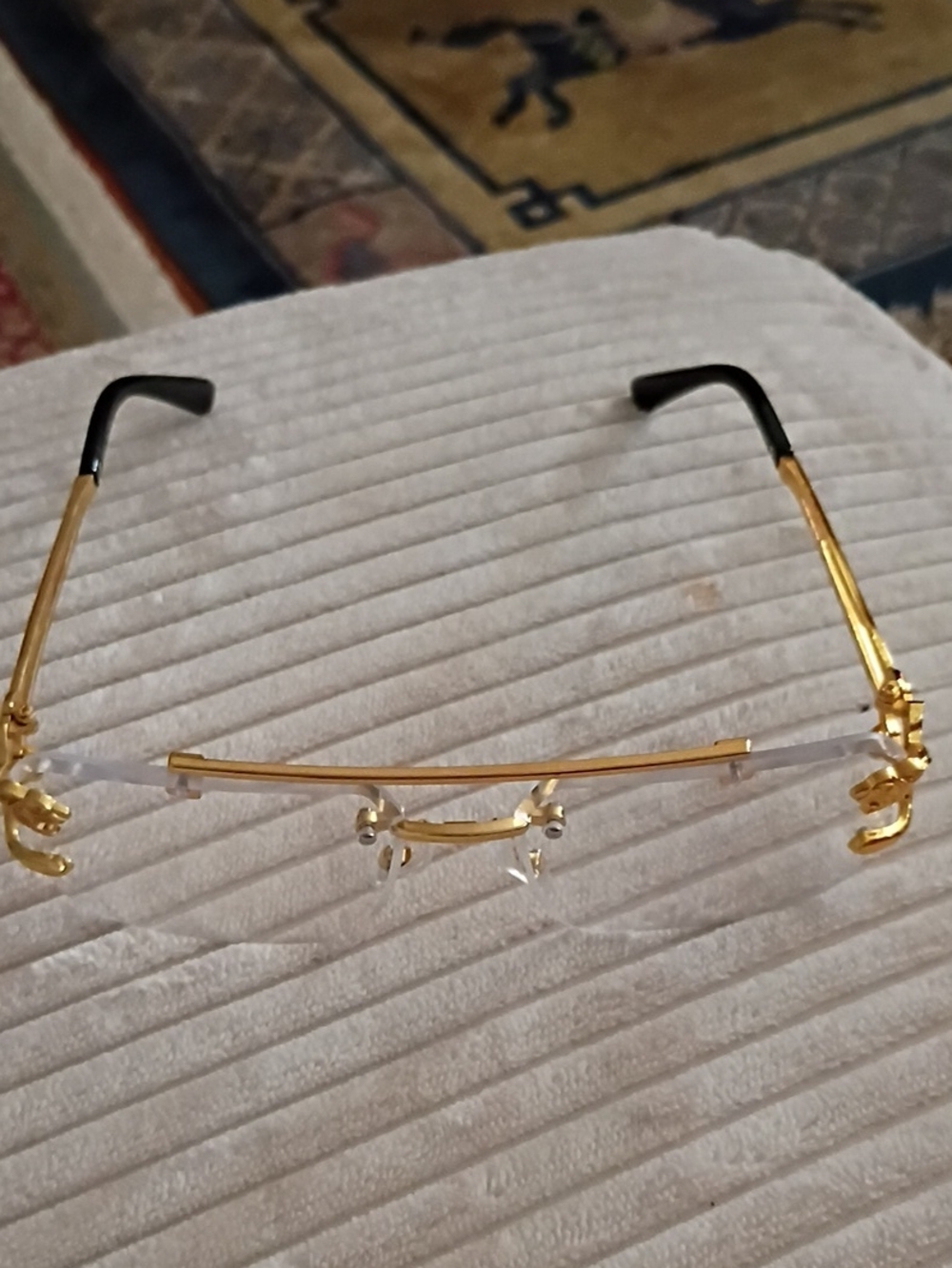 Gold Rimless Glasses - Women Accessories